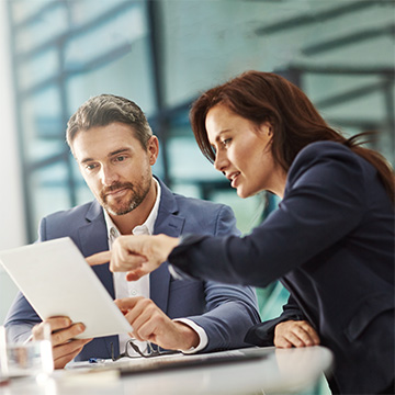 man and women - risk management