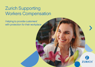 Screenshot of Workers Compensation brochure front page